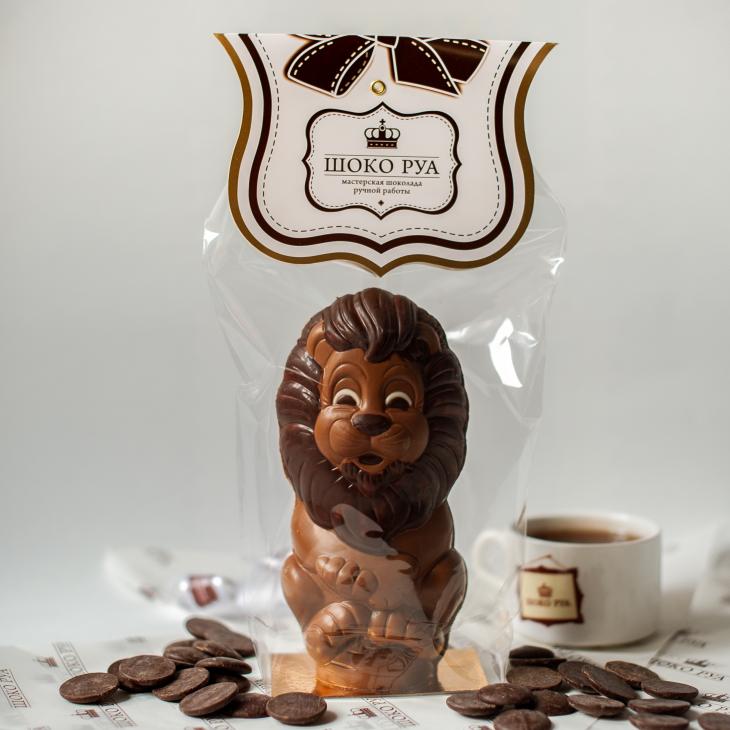Фигурное изделие из молочного шоколада "Лев", 180 г
