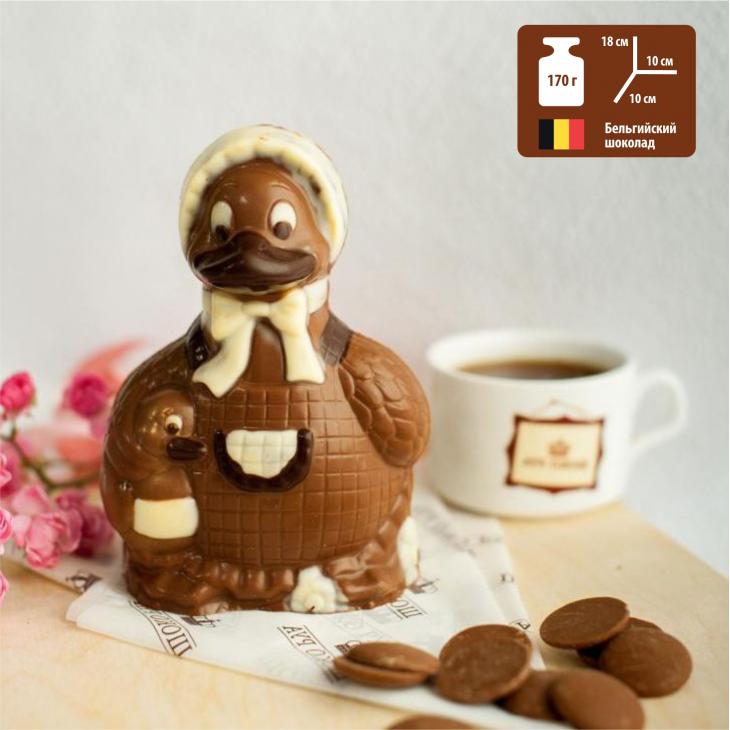 Фигурное изделие из молочного шоколада "Утка", 170 г