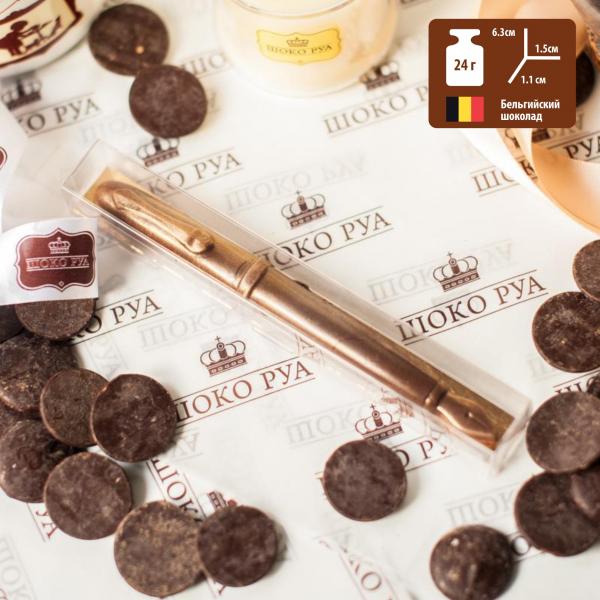 Фигурное изделие из молочного шоколада "Ручка ", 24 г